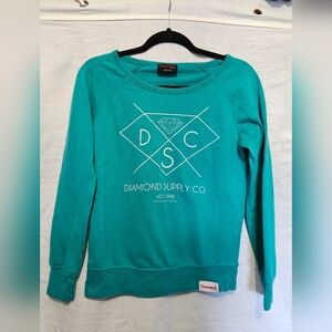 Diamond Supply Co. Turquoise Crewneck